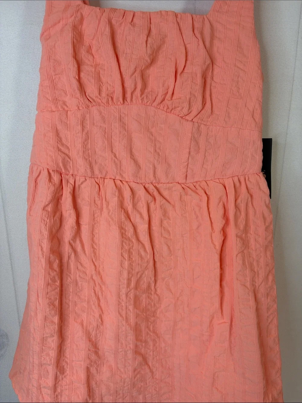 Art Class Coral Textured Sleeveless Summer Girls Dress Size 8 NWT